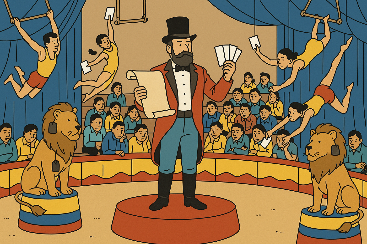 El Greatest Show on Earth versión criolla: donde cada decreto tumbado es un aplauso electoral