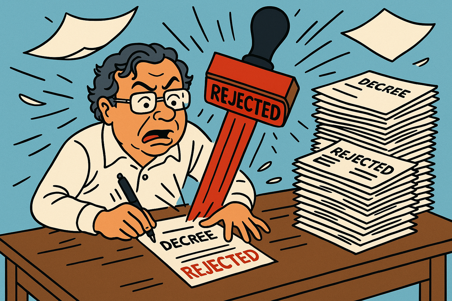 Dos decretos. Dos reversos judiciales. Un gobierno que gobierna saltándose sus propias reglas.